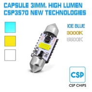 [NEW][1 Tube]LED Capsule 31mm. CSP3570 High Lumen