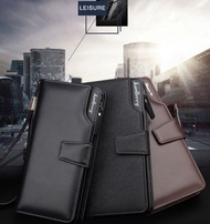 Multifunctional Coin Purse Men's Clutch Bag Cell Phone Bag Zipper Wallet