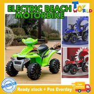 6V Kids Electric Motorbike Ride on Electric Children ATV Beach Motorbike 4 Wheels Ride On Motor Moto