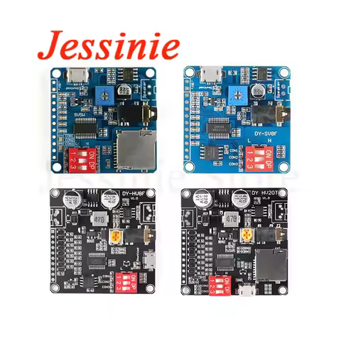 Voice Playback Module MP3 Music Player UART I/O Trigger Amplifier Board DY-SV17F DY-SV5W DY-SV8F DY-