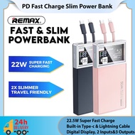 Remax RPP-507 20W+22.5W PD+QC Power Bank 10000mAh/ Slim Powerbank Type C Output PD Power Bank Fast Charging Powerbank Flight Safe