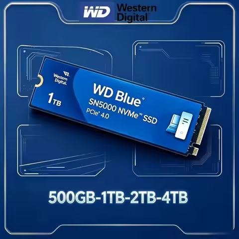 WD Blue SN5000 2TB M.2 NVMe PCIe 4.0 SSD Large Capacity 2280 Internal Solid State Disk Gaming PC Sto