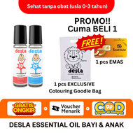 ORIGINAL - Desla (Cessa Alternatif) Batuk Pilek Demam 10ML - Baby Essential Oil Roll On Anak &amp; Bayi