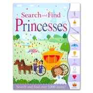 (kd) Princesses Search And Find Book (search And Find Over 1000 Items!)