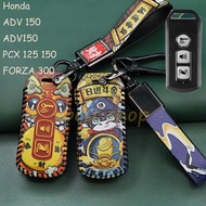Motorcycle Key Case Cover For Honda PCX120 150 2016-2020 Adv150 Forza300 350 Motorcycle Scooter Remote Accessories