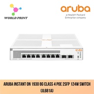 Aruba Instant On 1930 8G Class 4 PoE 2SFP 124W Switch (JL681A)