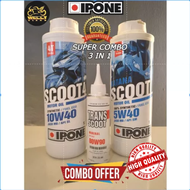 COMBO IPONE SCOOTER 4T 5W40 10W40 ENGINE OIL SYM VTS200 EVO 250i NVX155 NMAX XMAX PCX150 VARIO EGO A