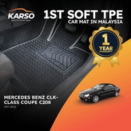 Karso Karpet Kereta Car Mat Mercedes Benz CLK-Class Coupe C208 (1997-2002)