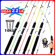 MYSougayilang 2 Section Fishing Rod 3.9ft 5.9ft 6.9ft Fishing Rod Resin Composite Fiber Stainless St