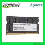 APACER RAM DDR4 16GB/3200 (16GBx1) NOTEBOOK SO-DIM