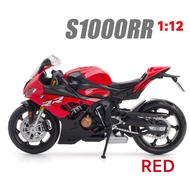 1:12 D Iecast S1000RR ล้อแม็กรถจักรยานยนต์จำลองการเก็บตกแต่งโลหะยานพาหนะรุ่นของเล่นสำหรับเด็กของขวัญ