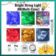 8 meters Christmas string lights multi colors High-quality waterproof For Stores Offices Homes CL20