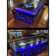 Ktv Coffee Table Luminous Nightclub Packing Room Dedicated k Room Tempered Glass Table Bar Table Sta