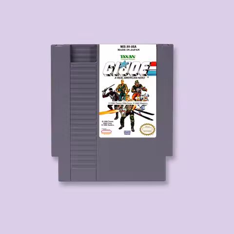 G.I. Joe- A Real American Hero Game Cartridge Action Game For NES 8Bit 72PIN Consoles Game Card