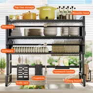 MODOFO Stainless Steel Dish Drainer Sink Organizer