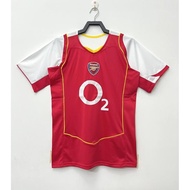 JC Arsenal 2004‑2005 Retro Jersey Home Short Sleeve Football Shirt