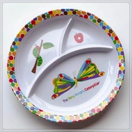 大特賣現貨 1套2件不散賣‼️飢餓的毛毛蟲 the very hungry  caterpillar 嬰幼兒兒童分隔食物餐盤+飯碗 餐具套裝 baby blw/最後2套‼️