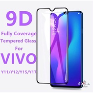 Vivo Y20 9H Full Cover Tempered Glass Screen Protector Vivo Y11 Y76 Y30 Y12 Y12i Y21 2020 Y21s Y33s Y50 Y20i Y51 2020 Y31 2021 Y30i Y17 Y15 Y91 Y91i Y95 V21 V21E V23 Y72 Y52 Y75 T1