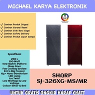 SHARP KULKAS 2 PINTU | SJ326 | SJ-326XGMR | SJ-326XGMS | KULKAS SHARP