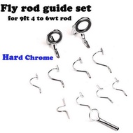 [Phenovo] Fly Rod Guide Set Building Wrapping 9FT 4-6WT Hard Snake Guide Tip Hook