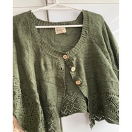 Unique crocheted 2-hands cloakJacket