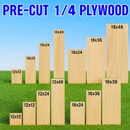 1/4 PLYWOOD BOARD PRE-CUT and CUSTOM-CUT