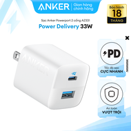 Sạc Anker 323 Công Suất 33W 2 Cổng - 1 USB & 1 USB-C - A2331