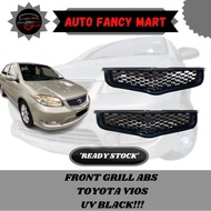 TOYOTA VIOS (UV BLACK/CORBON) NCP42 2003-2005 MADE THAILAND FRONT BUMPER GRILL [ ABS MATERIAL ]