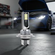 Mini Designed H7 LED Motorcycle Headlight Bulb, 5000LM, 6000K  Mentol Lampu Depan Motosikal LED Mini