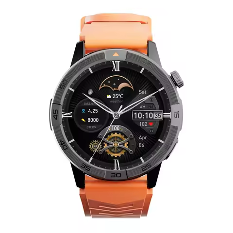 Watch Offline Map 5ATM IP68 Waterproof 1.43 AMOLED GPS 100+ Sports Golf BT Call GPS Smart Watch