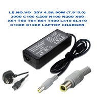 LE.NO.VO  20V 4.5A 90W (7.9*5.0) 3000 C100 C200 N100 N200 X60 X61 T60 T61 R61 T400 L410 SL410 X100E 
