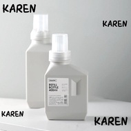 KAREN Detergent Dispenser Bathroom Laundry Detergent Softener Household Storage Container