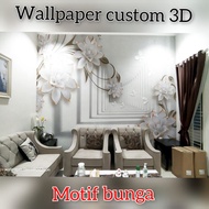 3d Flower wallpaper/custom 3D wallpaper/premium 3D Wall wallpaper