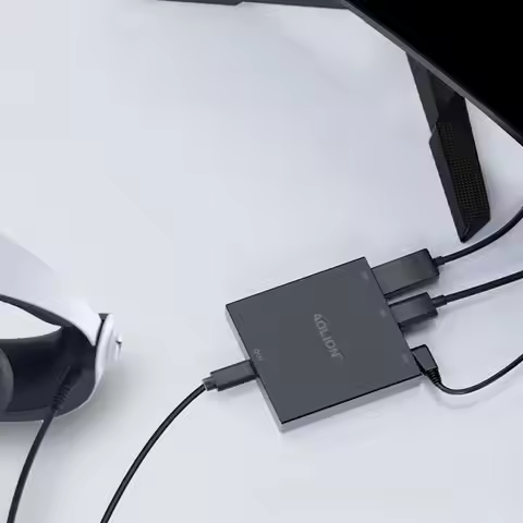 Aolion For PS VR2 PC Adapter Computer Adaptor For PS5 Console For Windows PC Converter Game Accessor