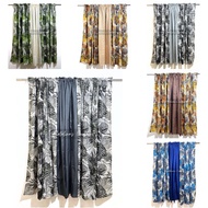 GSC | 3 in 1 Mordi Vines Suksukan Printed NonRing Window 60" inches each (4ft, 6ft and 7ft)