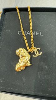 Chanel金色項鍊