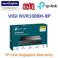 TP-Link VIGI NVR1008H-8P NVR 8 Channel PoE+ Network Video Recorder, Support ONVIF, H.265 4K, HDMI Vi