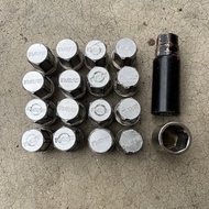 LOCK NUT RAYS ORIGINAL COMPLETE 16PCS