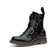 Dr. Martens Dr. Martens BLAKE Black Laced-Up Martin Boots Women's Short Boots Knight Boots 13665001