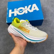 2023 New Original Hoka ONE ONE Men Bondi X Men's and Women's Wide Running Jogging Shoes Light Green