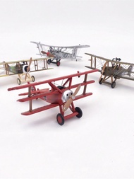 Spad Red Baron SE5a Swordfish Double Wing Propeller Attack Fighter Model Alloy Airplane Ornaments To