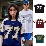 From Perak～BeCoolMAN baju lelaki Jersi Sukan Lengan Pendek Men's Short-Sleeved Korean Fashion Nombor