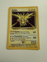 1999 Pokemon base set 美版 寶可夢卡牌 Zapdos 16/102 閃電鳥