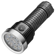 HAIKELITE H9 9*LH351D LED Strong Light Flashlight High Powered 26800 Battery Portable Torch Type-C R