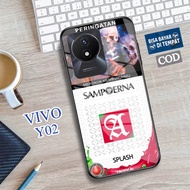 Softcase Glass Kaca VIVO Y02 - Case Handphone VIVO Y02 [T02] ",
