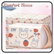 [20Pack] ZM Rabbit Tissue | 75 Pulls x 4Ply | Soft Cotton Facial Tisu | Ready Stock