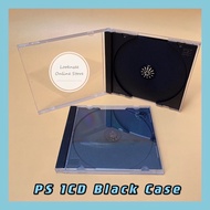 CD/VCD/DVD Single 1 Disc Jewel Case Casing~Black CD Case