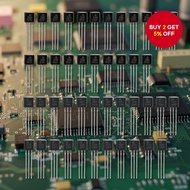 50PCS TO-92 BJT Kit: 2N5551 and 2N5401 NPN Bipolar Junction Transistors for Switching  50PCS TO-92 B