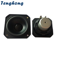 Tenghong 2pcs 3 Inch Full Range Speaker 8 Ohm 50W Neodymium Long Stroke Anodized Aluminum Fever Audi