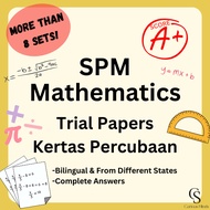 📚2025 [SOFT COPY PDF] SPM Mathematics Bilingual Trial Paper Bundle Kertas Percubaan Dwibahasa